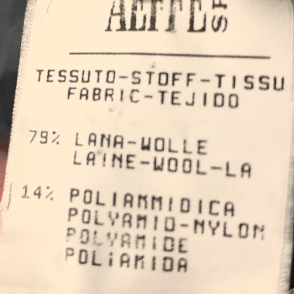 Moschino Black Pinstripe Wool blend Women’s blazer Size 8 - Picture 6 of 9